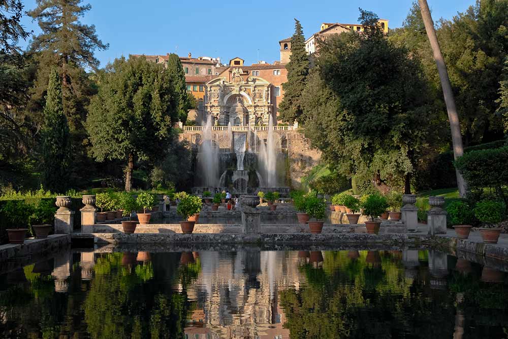 Absolute Italy - Customizing Italian Travel - View of the Villa d'Este in Tivoli