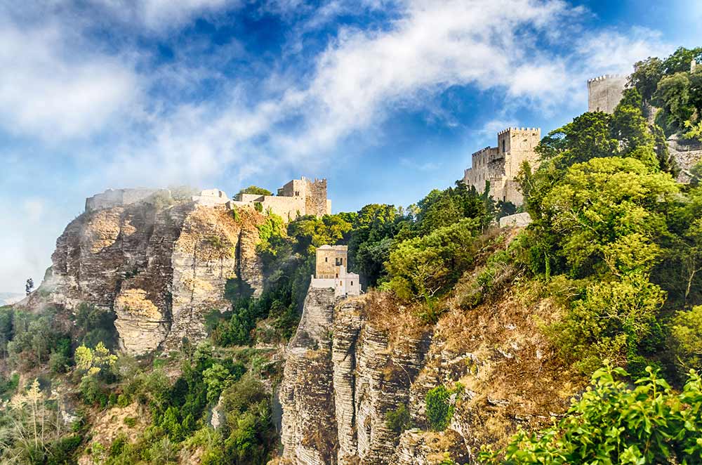 Absolute Italy - Customizing Italian Travel - View over Medieval Castle of Venus in Erice, Sicily