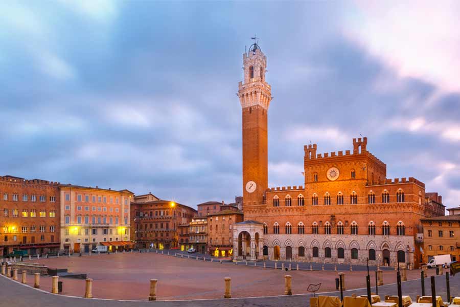 Florence Transfer with Sightseeing Option B: Siena Sightseeing